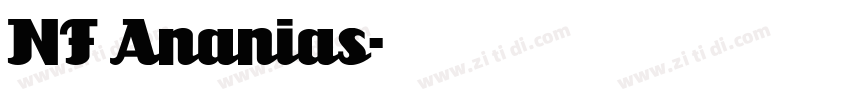 NF Ananias字体转换
